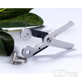 Stainless steel EDC scissors With the spring bolt outdoor tools UD52007
